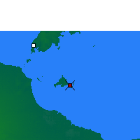 Nearby Forecast Locations - Sweers Island - Kaart