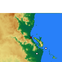 Nearby Forecast Locations - Cardwell - Kaart