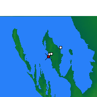 Nearby Forecast Locations - Shark Bay Denham - Kaart