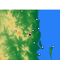 Nearby Forecast Locations - Maleny - Kaart