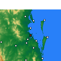 Nearby Forecast Locations - Brisbane - Kaart