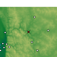 Nearby Forecast Locations - Northam - Kaart