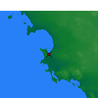 Nearby Forecast Locations - Streaky Bay - Kaart