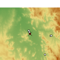 Nearby Forecast Locations - Gunnedah Resource Centre - Kaart
