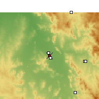 Nearby Forecast Locations - Gunnedah - Kaart