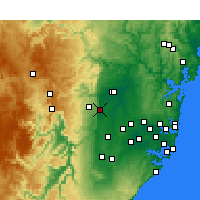 Nearby Forecast Locations - Penrith - Kaart