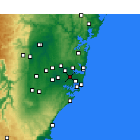 Nearby Forecast Locations - Canterbury - Kaart
