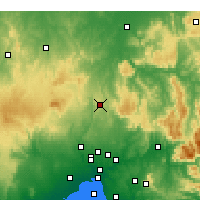 Nearby Forecast Locations - Kilmore - Kaart