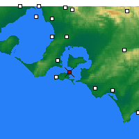 Nearby Forecast Locations - Rhyll - Kaart