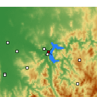 Nearby Forecast Locations - Hume Dam - Kaart