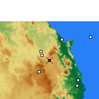 Nearby Forecast Locations - Kairi - Kaart