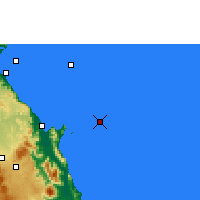 Nearby Forecast Locations - Moore Reef - Kaart