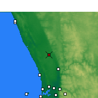 Nearby Forecast Locations - Gingin - Kaart
