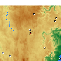Nearby Forecast Locations - Goulburn Luchthaven - Kaart