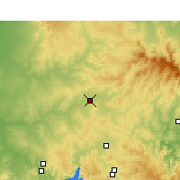 Nearby Forecast Locations - Dunedoo - Kaart