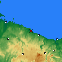 Nearby Forecast Locations - Wynyard - Kaart