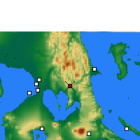 Nearby Forecast Locations - Tanay - Kaart