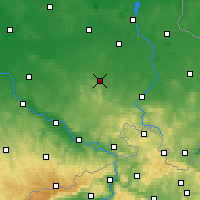 Nearby Forecast Locations - Kamenz - Kaart