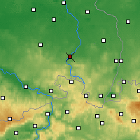 Nearby Forecast Locations - Bautzen - Kaart