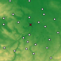 Nearby Forecast Locations - Merseburg - Kaart