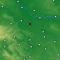 Nearby Forecast Locations - Köthen - Kaart
