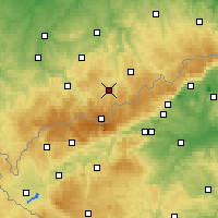 Nearby Forecast Locations - Annaberg-Buchholz - Kaart