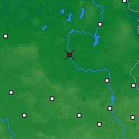 Nearby Forecast Locations - Lübben - Kaart