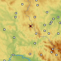 Nearby Forecast Locations - Schönsee - Kaart