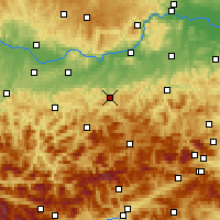Nearby Forecast Locations - Scheibbs - Kaart