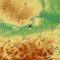 Nearby Forecast Locations - Melk - Kaart