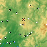 Nearby Forecast Locations - Ulrichstein - Kaart