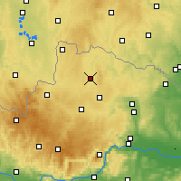 Nearby Forecast Locations - Waidhofen an der Thaya - Kaart