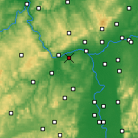 Nearby Forecast Locations - Ingelheim - Kaart