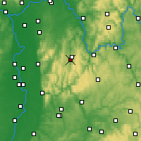 Nearby Forecast Locations - Erbach - Kaart
