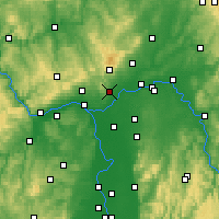 Nearby Forecast Locations - Hofheim - Kaart