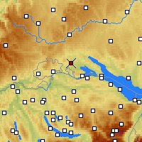 Nearby Forecast Locations - Singen - Kaart