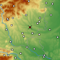 Nearby Forecast Locations - Fürstenfeld - Kaart