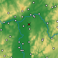 Nearby Forecast Locations - Egelsbach - Kaart
