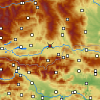 Nearby Forecast Locations - Völkermarkt - Kaart