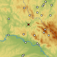 Nearby Forecast Locations - Cham - Kaart