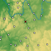 Nearby Forecast Locations - Tauberbischofsheim - Kaart