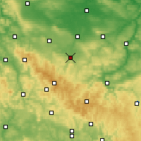 Nearby Forecast Locations - Arnstadt - Kaart