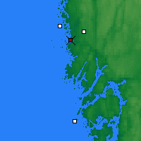 Nearby Forecast Locations - Fjällbacka - Kaart