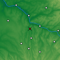 Nearby Forecast Locations - Nérac - Kaart