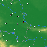 Nearby Forecast Locations - Vukovar - Kaart