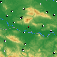 Nearby Forecast Locations - Nova Gradiška - Kaart