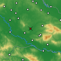 Nearby Forecast Locations - Garešnica - Kaart