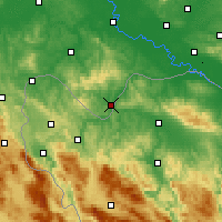 Nearby Forecast Locations - Dvor - Kaart
