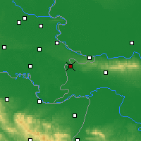 Nearby Forecast Locations - Tovarnik - Kaart