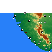 Nearby Forecast Locations - Attingal - Kaart